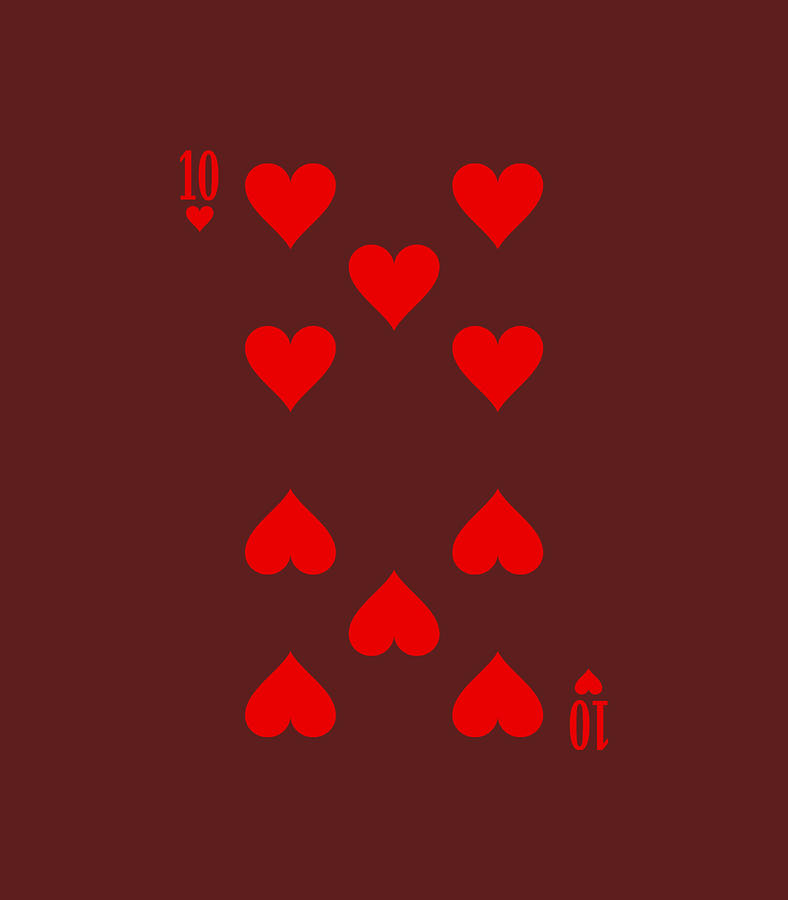 Ten Of Hearts Deck Of Cards Halloween Costume Digital Art by Israei ...