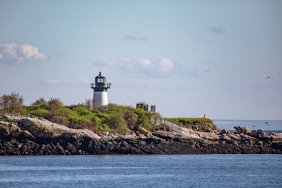 Ten Pound Island Lighthouse Photograph by Denise Kopko