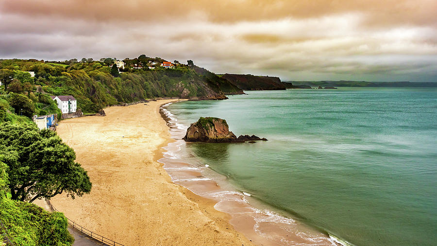 Tenby Beach, Pembrokeshire, Wales, UK Photograph by Mark Llewellyn