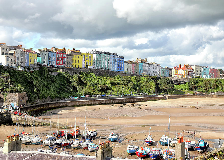 Tenby Harbour Photograph by Shirley Mitchell