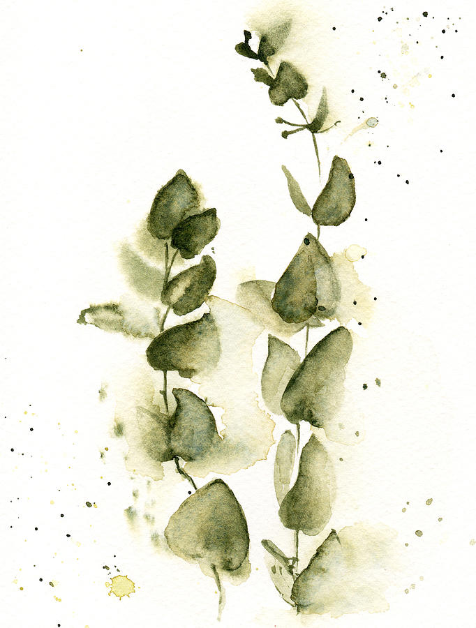 Tender Green Leaves Painting by Tanya Gordeeva
