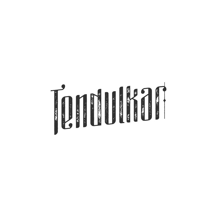 Tendulkar Digital Art by TintoDesigns