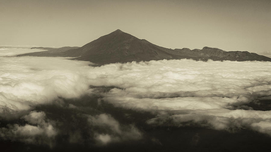 Tenerife from the air Photograph by Gavin Lewis