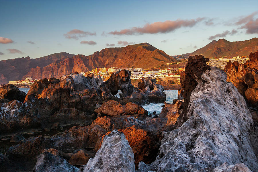 Tenerife Island Landscape At Sunset Photograph by Artur Bogacki