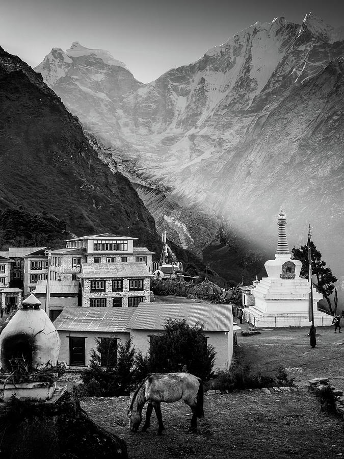 Tengboche Monastery on Everest Base Camp Trek Photograph by Pak Hong