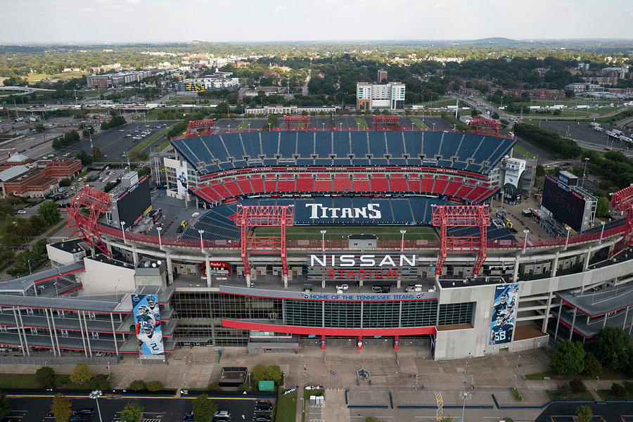 Tennesse Titans Nissan Stadium in Nashville Tennessee Photograph by Eldon McGraw