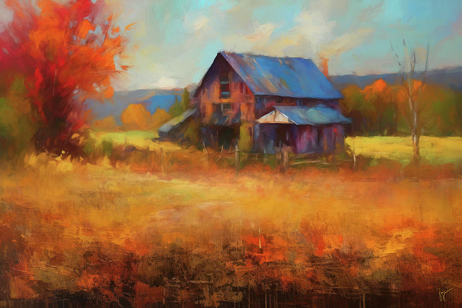 Tennessee Barn Painting by Jai Johnson