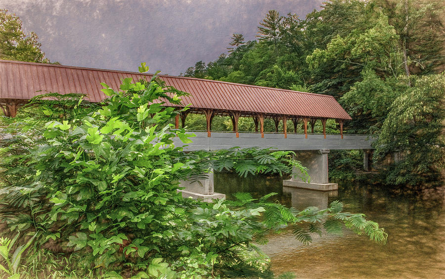 Tennessee Covered Bridge Photograph by Marcy Wielfaert