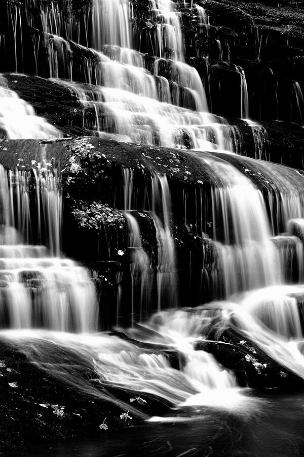 Tennessee Falls -14 - BW Photograph by Paul W Faust -  Impressions of Light