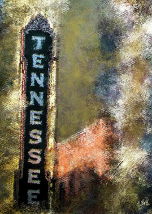 Tennessee Marquee  Digital Art by Amy Curtis