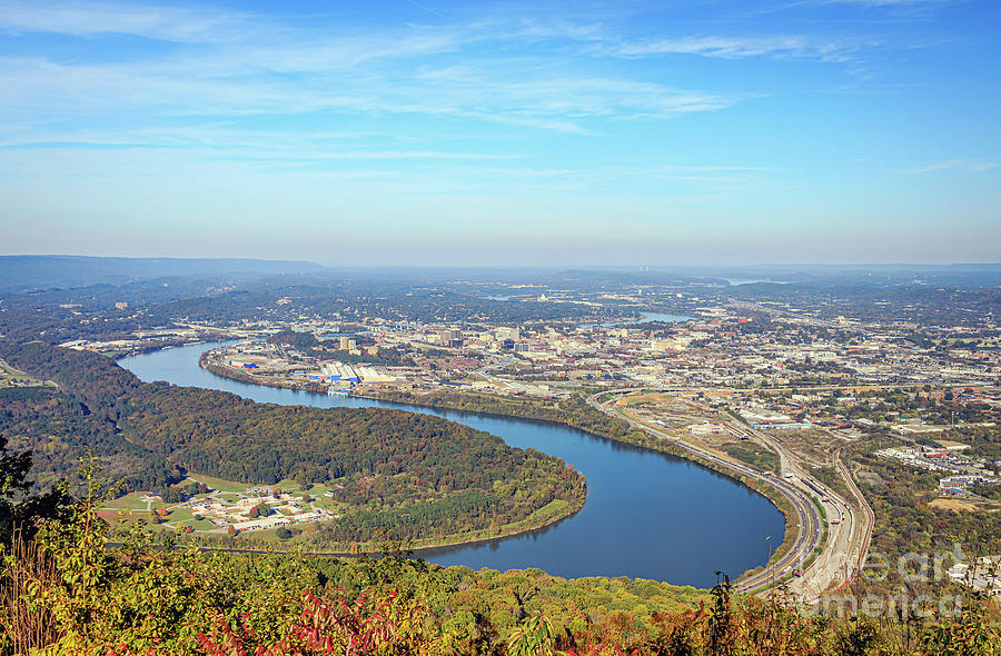 Tennessee River Chattanooga Photograph by Joan McCool - Fine Art America