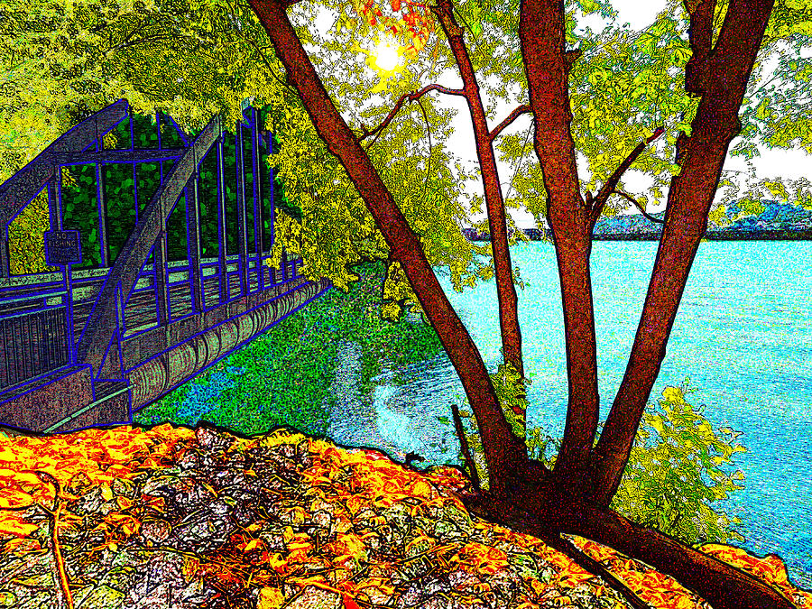 Tennessee River Walk Digital Art by Rod Whyte