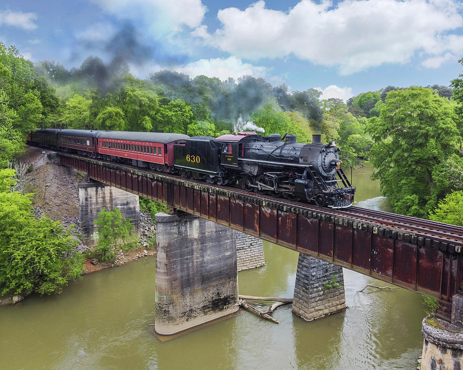 Tennessee Valley Railroad #630 Photograph by Isoneedphoto By Andrew Keller