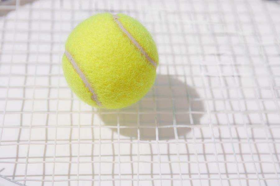 Tennis Ball and Racket Photograph by Hideki Yoshihara/Aflo