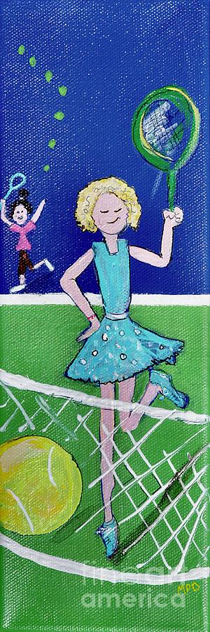 Tennis Dolls- 2 Painting