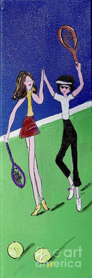 Tennis Dolls -3 Painting
