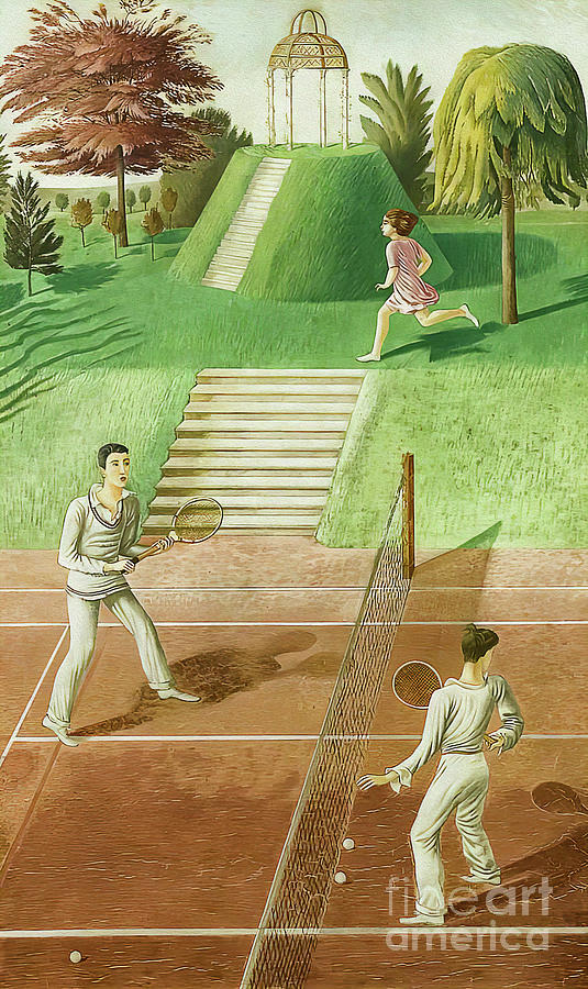 Tennis II by Eric Ravilious Photograph by Jack Torcello