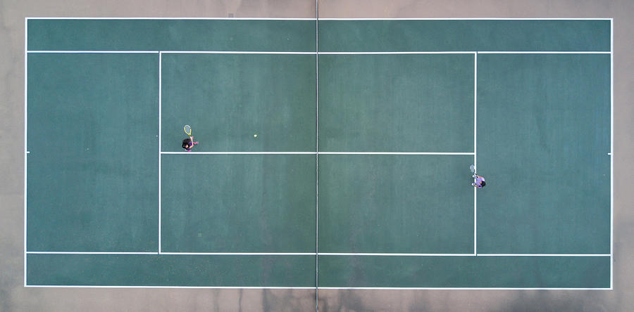 Tennis Match Photograph by Pete Ark