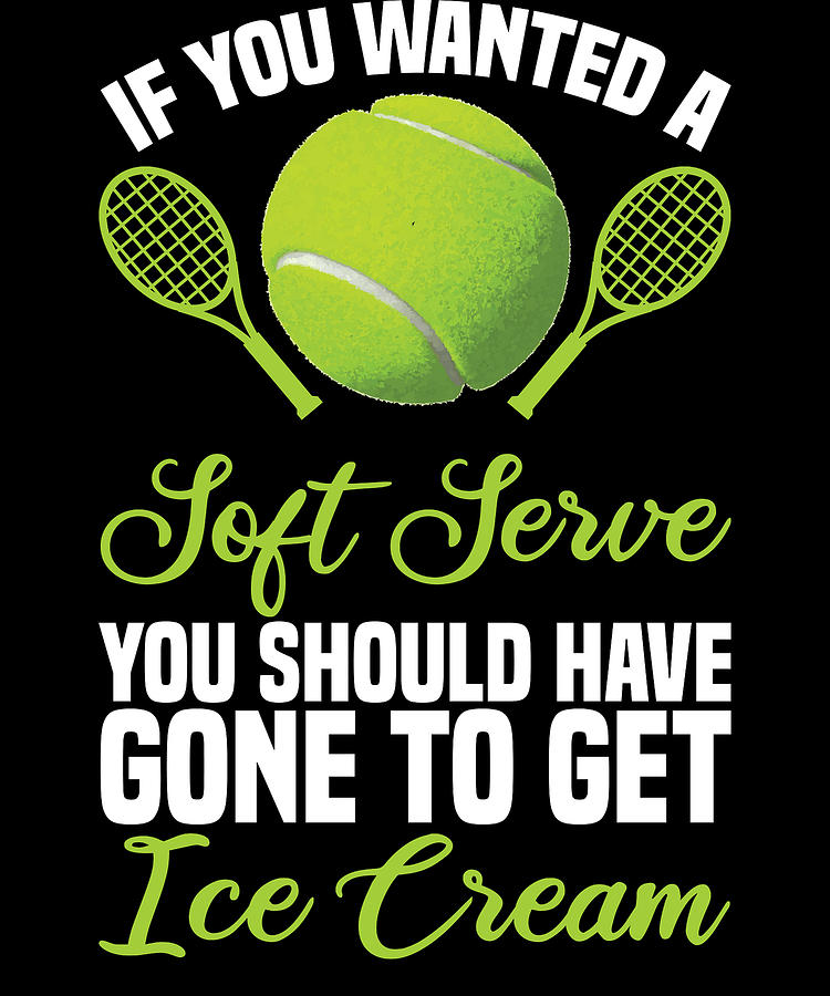 Tennis Player Funny Digital Art by Michael S - Pixels