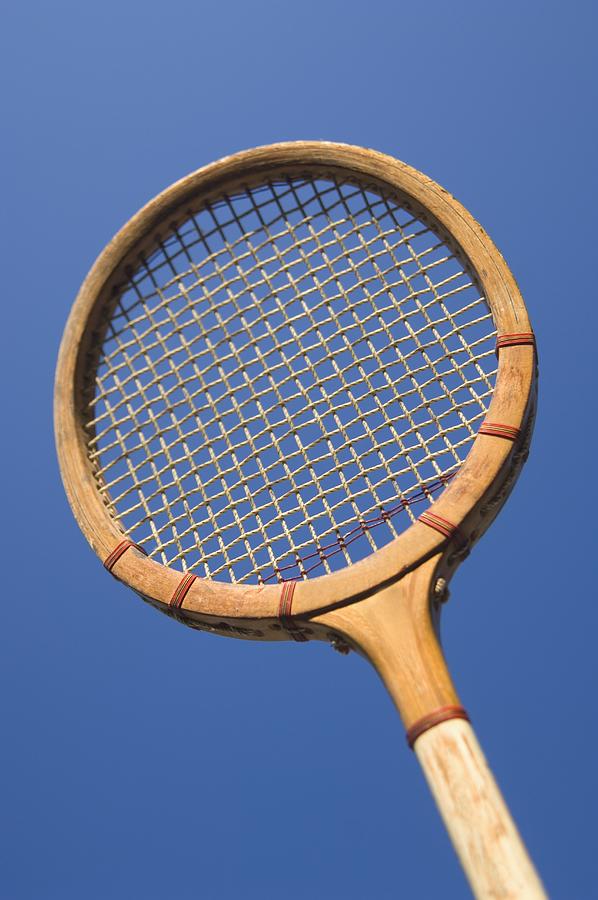 Tennis racquet Photograph by Tetra Images