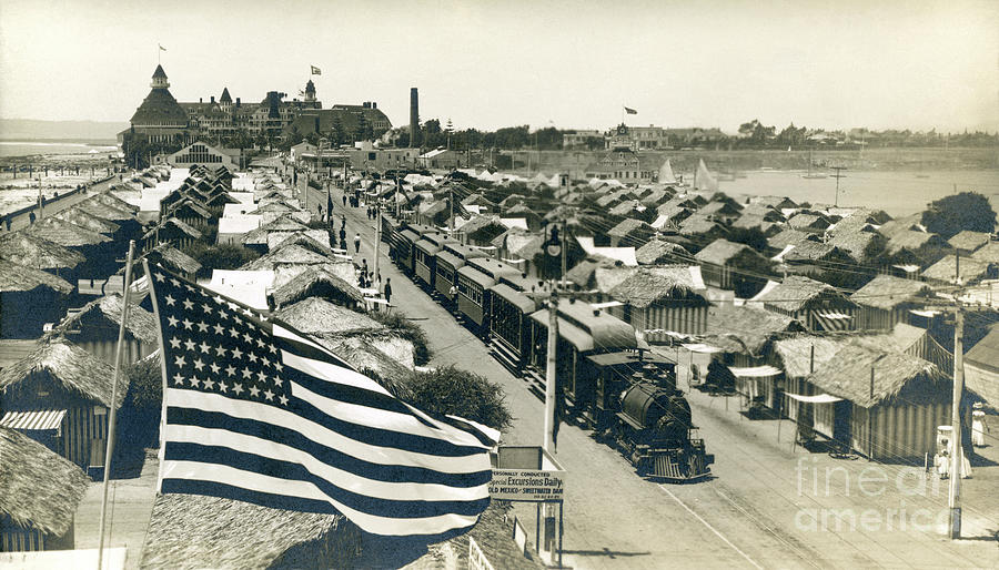 Tent City Coronado Train 1900s Photograph by Glenn McNary