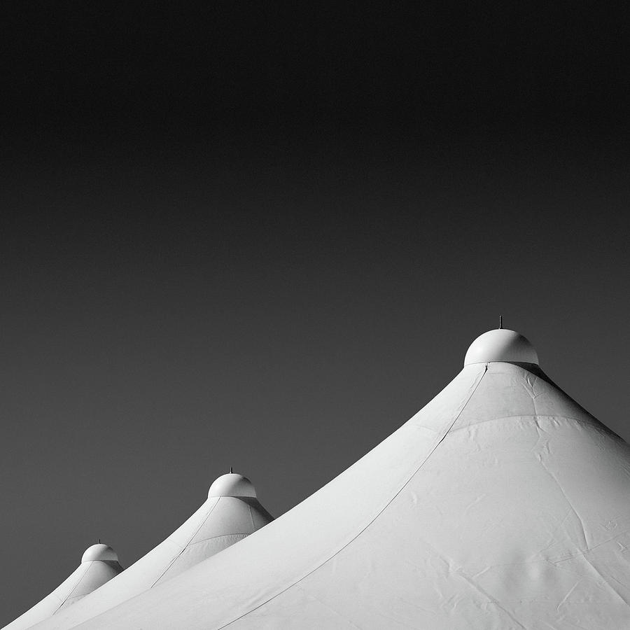 Abstract Photograph - Tent Tops by Dave Bowman