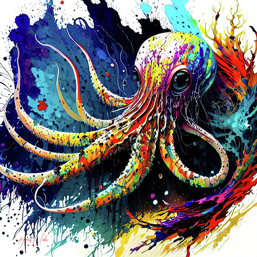 Tentacled Monster Digital Art by Haru Udu - Fine Art America