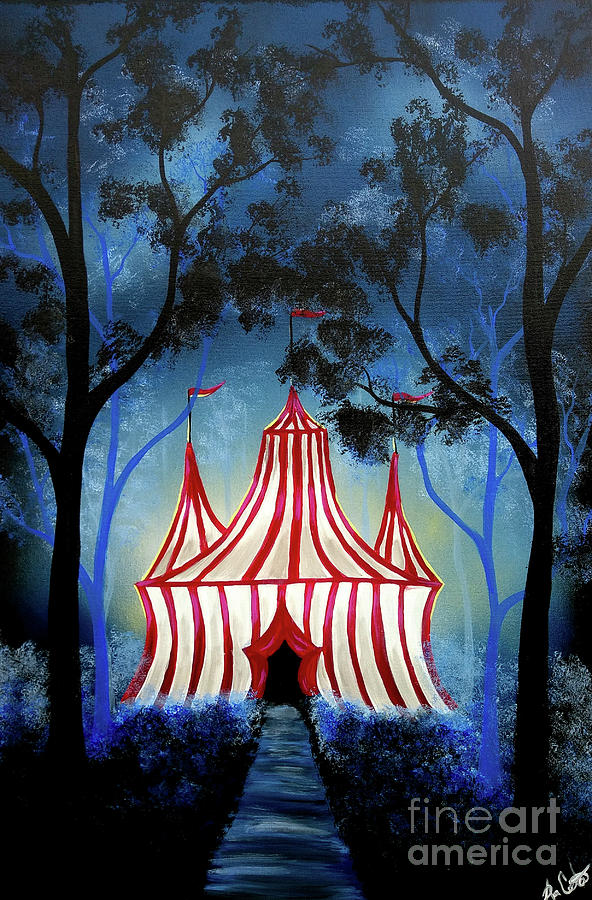 Tented Dreams Painting by Alonda Da Costa | Fine Art America