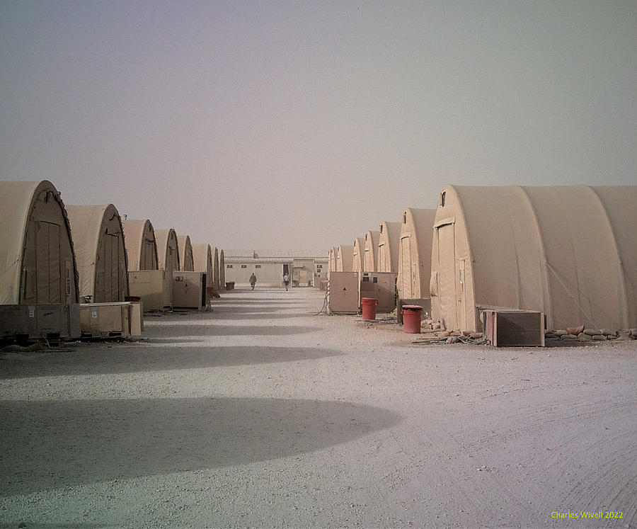 Tents In Al Udeid Photograph by Charles Wivell - Fine Art America