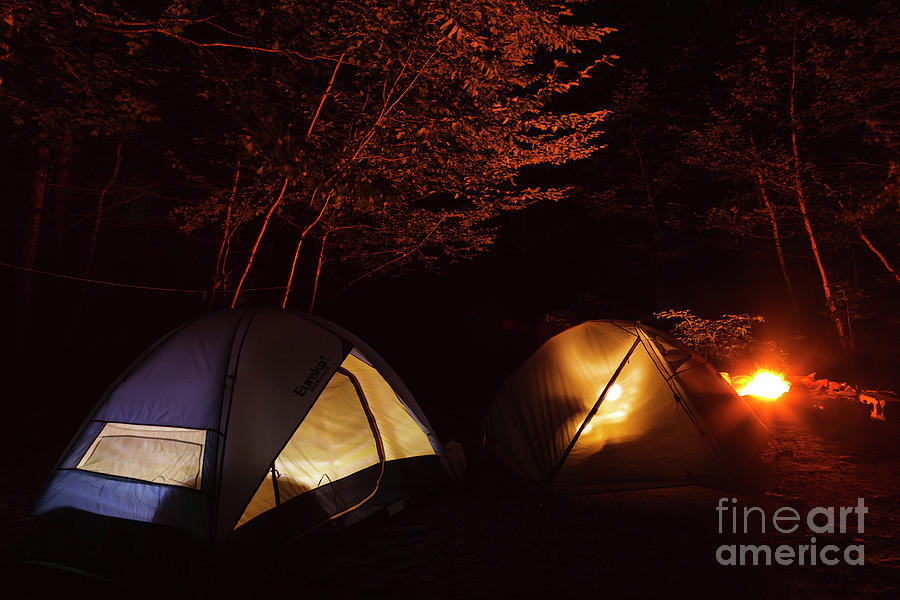 Nature Photograph - Tents - White Mountains New Hampshire by Erin Paul Donovan