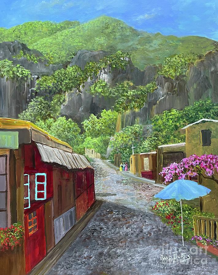 Tepoztlan Mexico Painting by Rand Burns