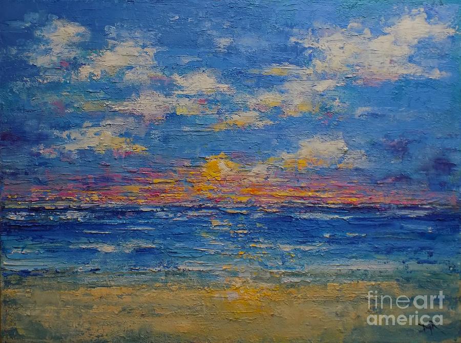 Tequila Sunrise Painting by Dan Campbell