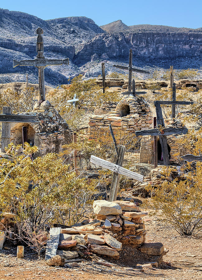 Terlingua Cemetery Photograph by JC Findley