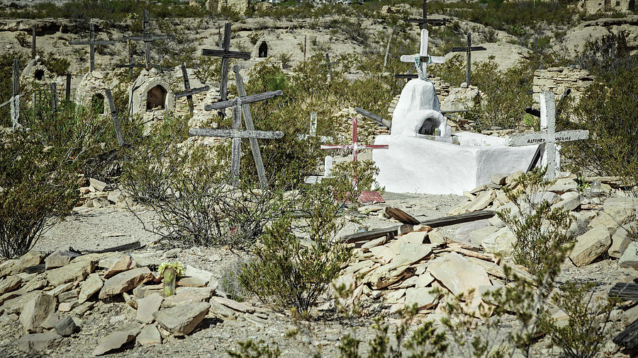 Terlingua Cemetery Photograph by Mike Schaffner