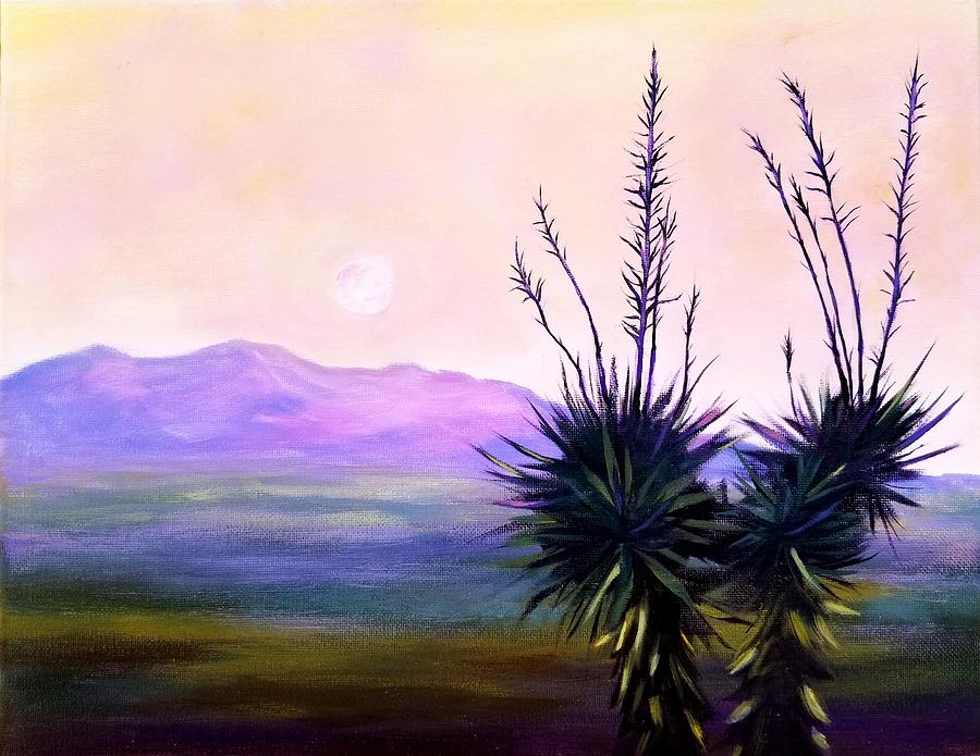 Terlingua Dawn Painting by Roseanne Schellenberger