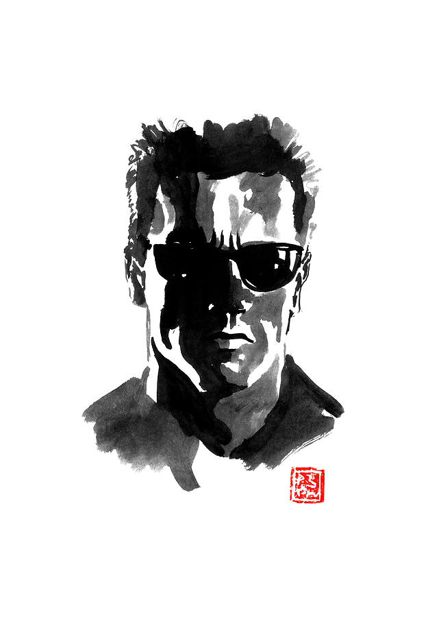 Terminator Painting - Terminator by Pechane Sumie