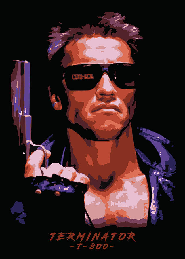 Terminator T-800 Digital Art by Durro Art | Pixels