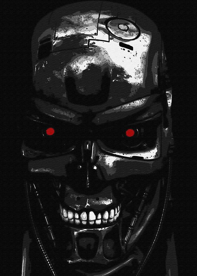 Terminator T800 Redeye Digital Art By Allen Baumbach