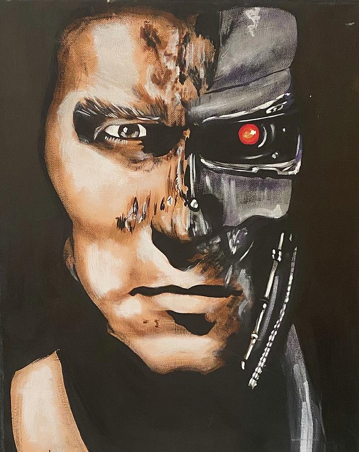 Terminator Painting by Tom Tarpey - Fine Art America