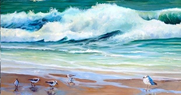 Tern Around Painting by Judy Rixom