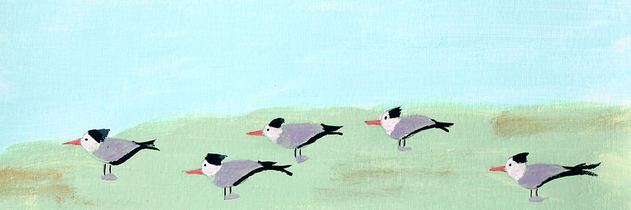 Tern Around Look At Me Painting by Deborah Boyd