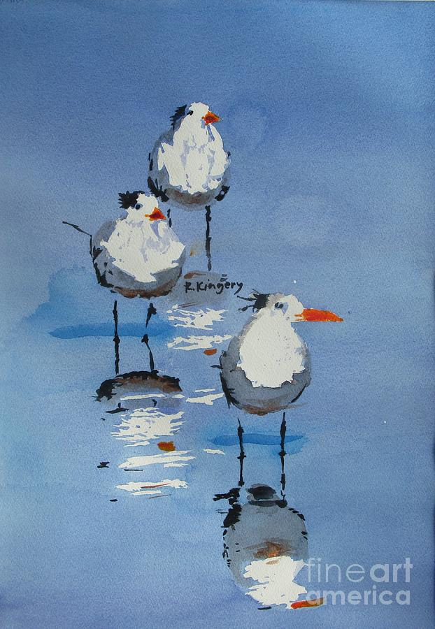 Tern, Tern, Tern Painting by Ralph Kingery
