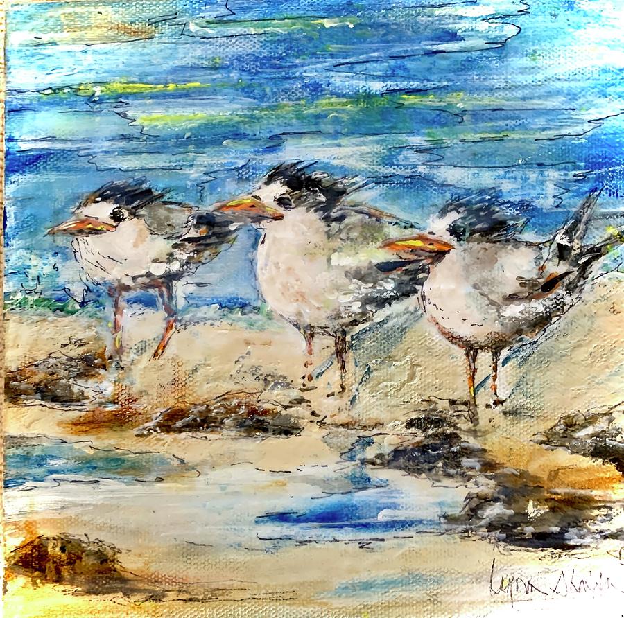 Terns Painting by Lynn Shaffer