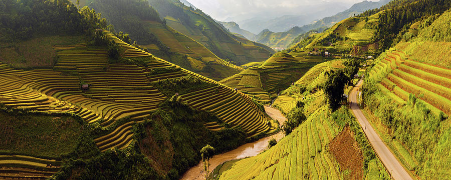 Terraced Fields In Northwest of Vietnam Photograph by Le The Thang - Pixels