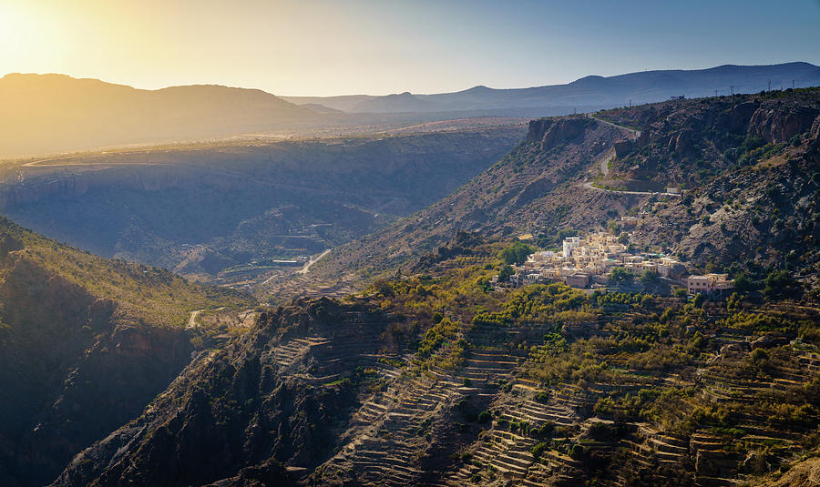 Terraces in Jebel Akhdar Photograph by Alexey Stiop