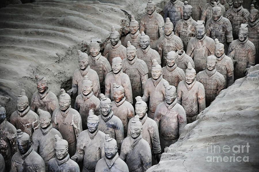 Terracotta army, Xian, China Photograph by Delphimages Photo Creations