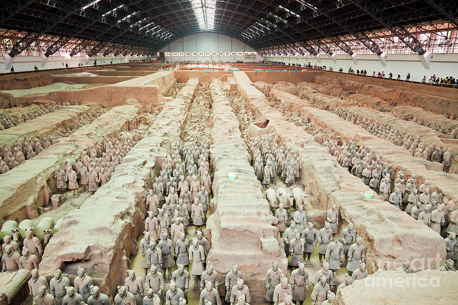 Terracotta Warriors Army, Xian, Shaanxi Province,China Photograph by Neale And Judith Clark