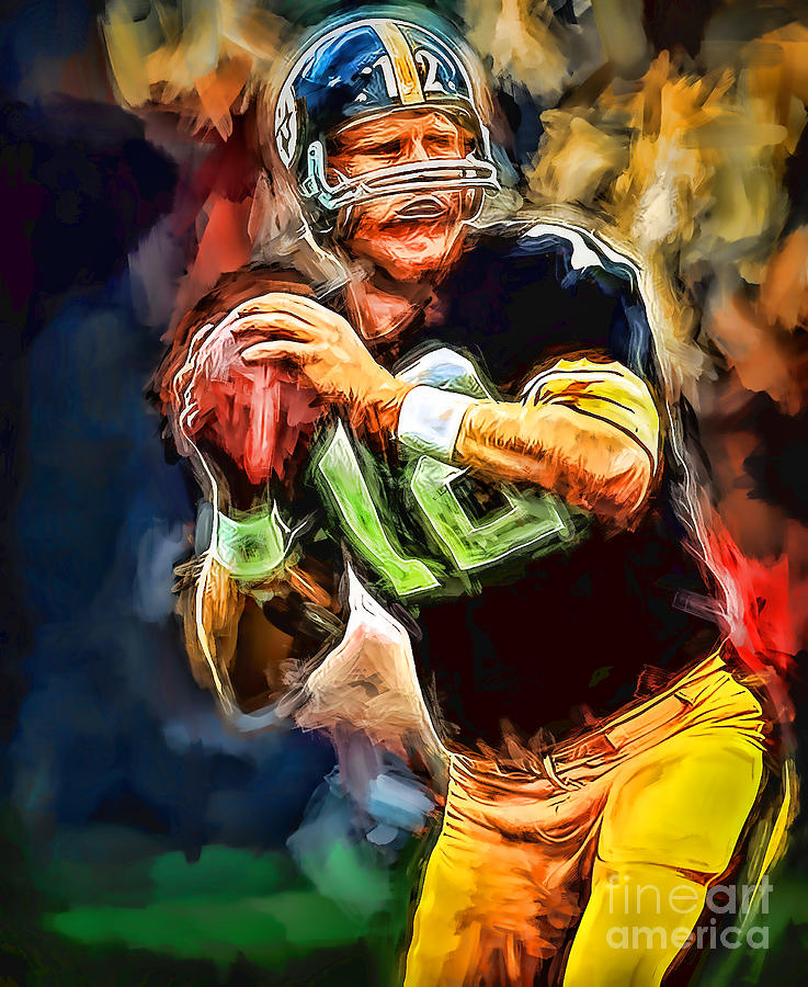 Terry Bradshaw Digital Art by Ray Brown - Fine Art America