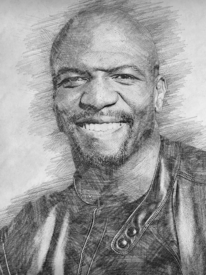 Terry Crews Drawing by Bechtelar Natalia