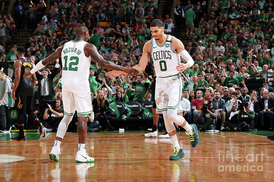 Terry Rozier and Jayson Tatum Photograph by Brian Babineau